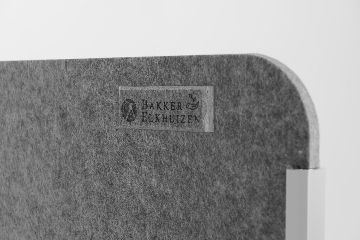 Bakker Tischtrennwand Rund O.Acrylfenmer_ Gris_rückseite