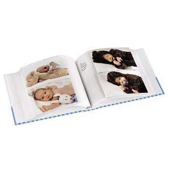 Hama Tim Álbum De Foto Y Protector Azul, Blanco 200 Hojas 10 X 15