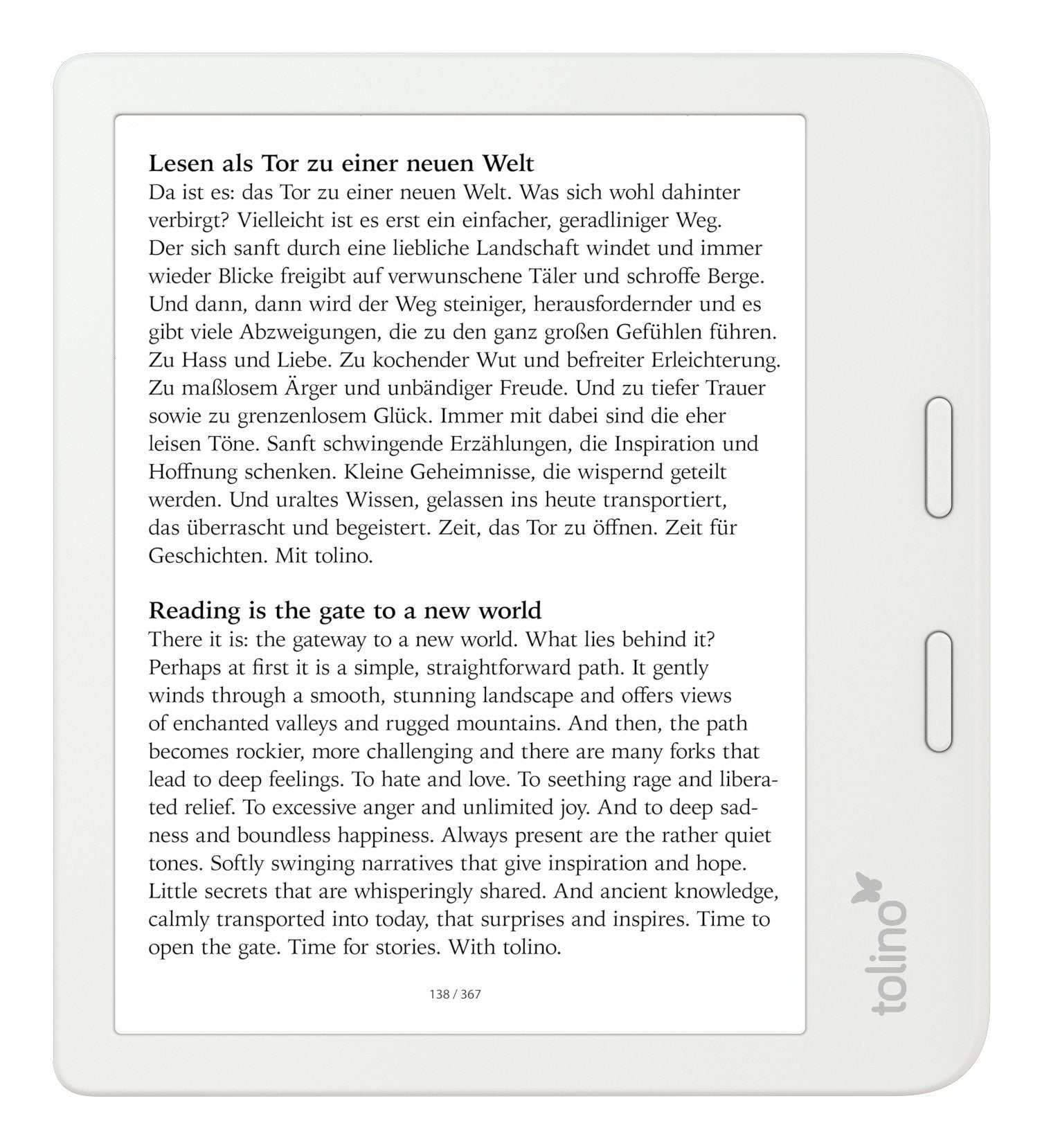 Thalia Tolino Vision Color Ebook-Reader Blanco