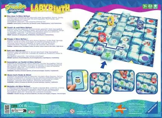 Ravensburger Bob Esponja Laberinto, Juego De Mesa 25090