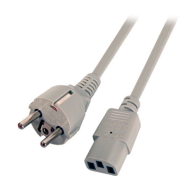 Efb Netzleitung Schutzkontakt 180 - C13 180 Grau, 3,0 M, 3 X 1,00 Mm