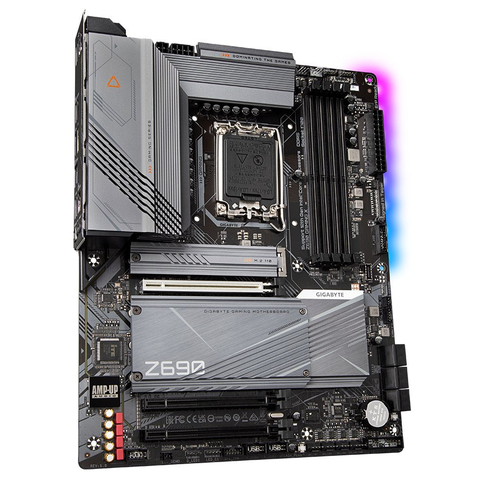 Placa Base Gigabyte Intel 1700 Z690 Gaming X  Atx,  4*Ddr5 4800,  M.2 4x4,  Usb3.2 Gen2
