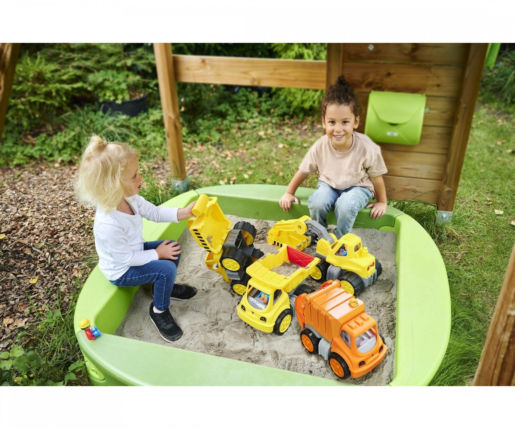 Vehículo De Juguete  Big Power-Worker Kipper + Figur, Amarillo/Gris, Camión Basculante, 2 Año(S), Negro, Amarillo