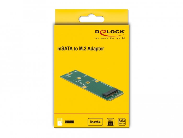 Delock Adaptador Msata A Ranura M.2 Key B