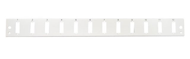 Efb Panel Frontal 12 X Sc Duplex Lc Quad Horizontal, Versetzt, Gris