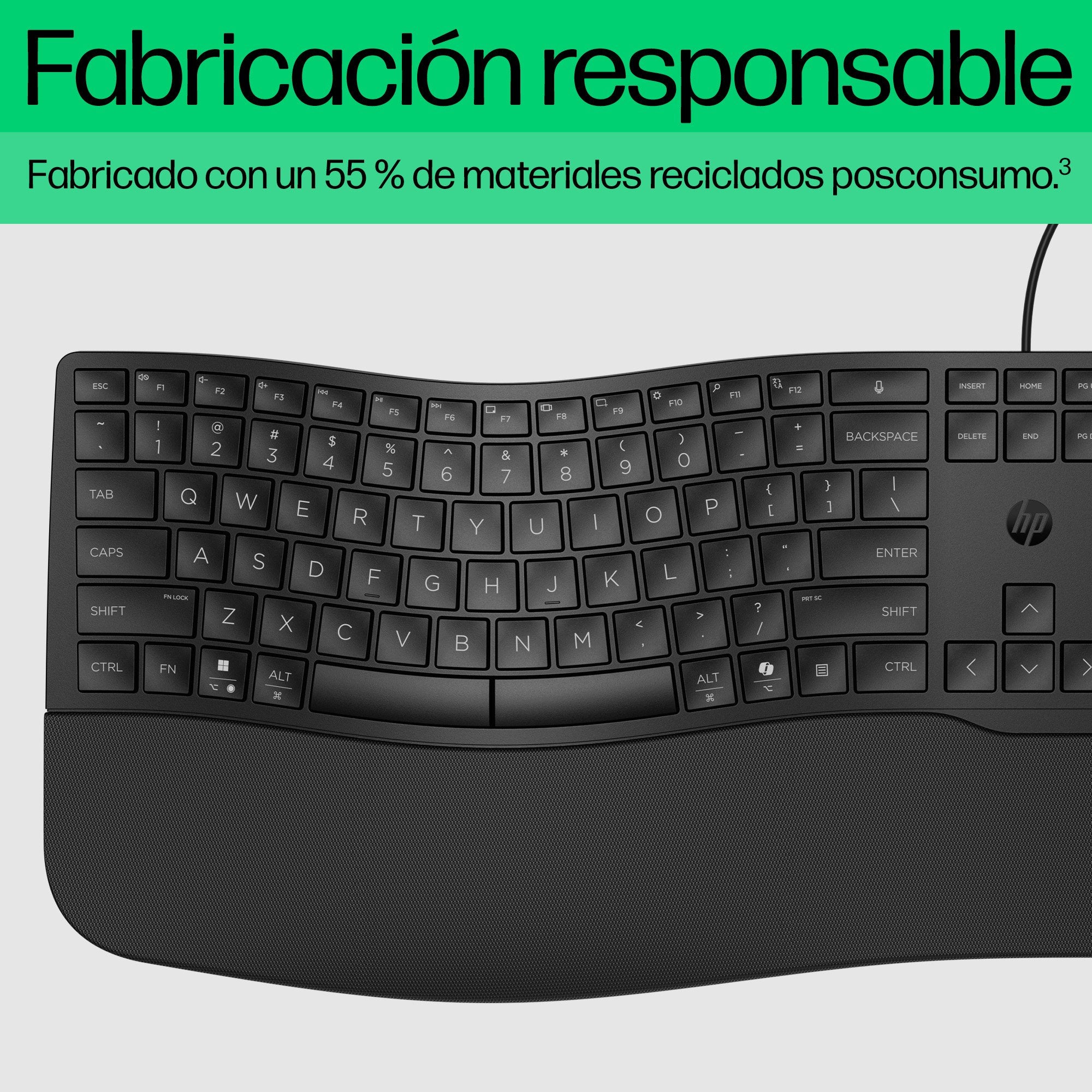 EAN 197498232430 - HP 480 Comfort Wired Keyboard teclado Hogar USB Negro imagen 7