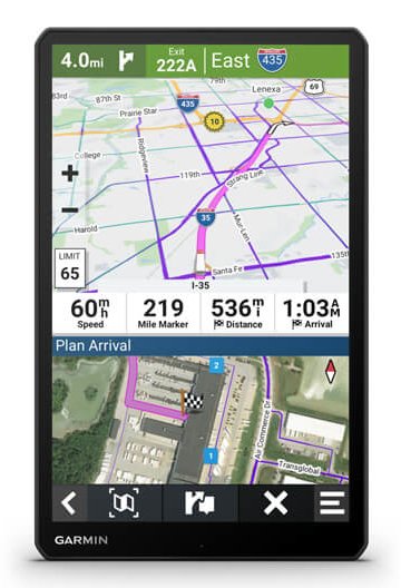 EAN 0753759293772 - Garmin DEZL LGV1010 navegador Fijo 25,6 cm (10.1") TFT Pantalla táctil 554 g Negro imagen 3