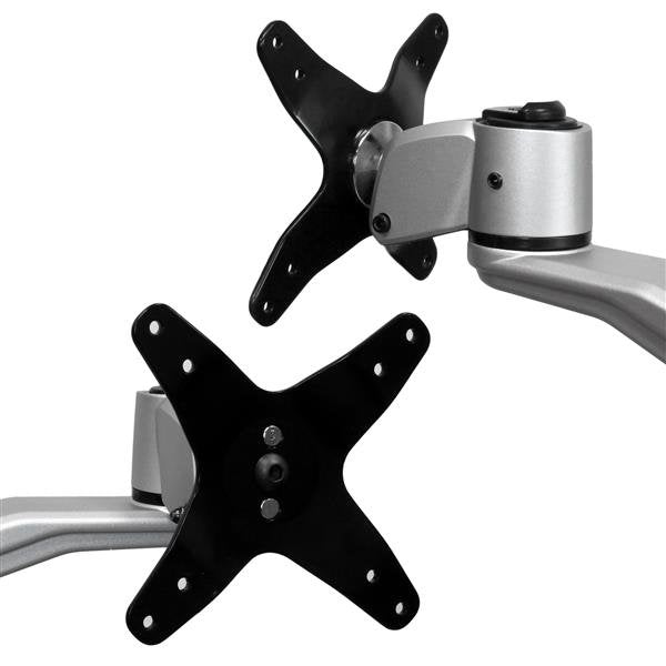 EAN 0065030863759 - StarTech.com ARMDUAL30 soporte para monitor 76,2 cm (30") Escritorio Negro, Plata imagen 8