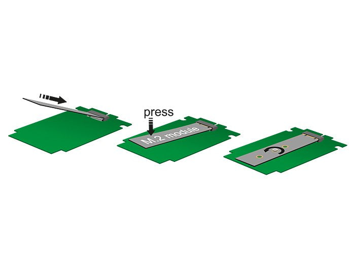 Delock Convertidor 2.5" Sata 22 Pin > M.2 Ngff 7mm