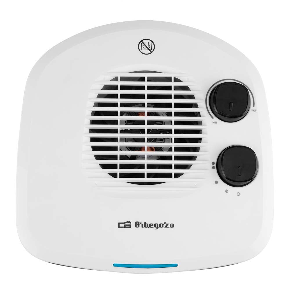 Calefactor Orbegozo Fh 5042 Portatil Calor Instantaneo - 2000w De Potencia - 2 Niveles De Calor - Funcion Ventilador -