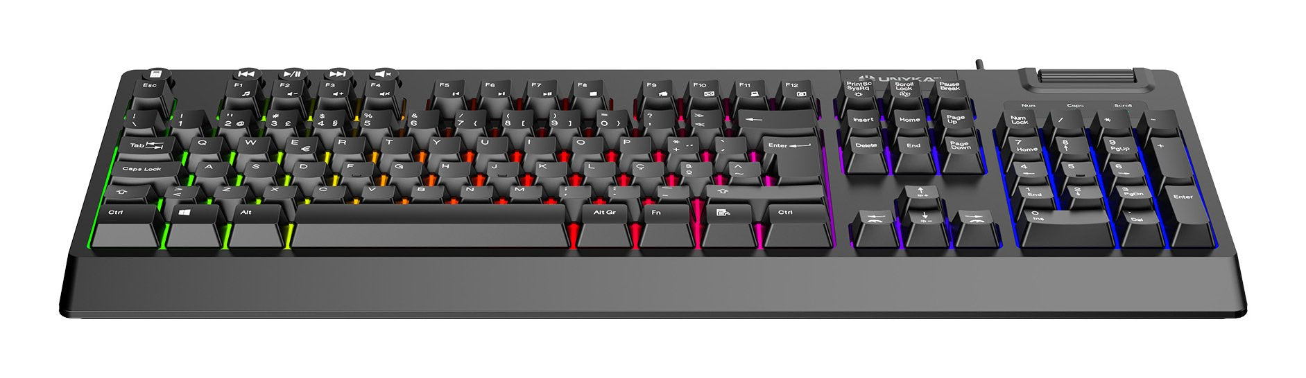 Unykach Pack Gaming Nova 4in1 Usb Teclado Multimedia + Raton 7200dpi + Auriculares Con Microfono + Alfombrilla Xl -