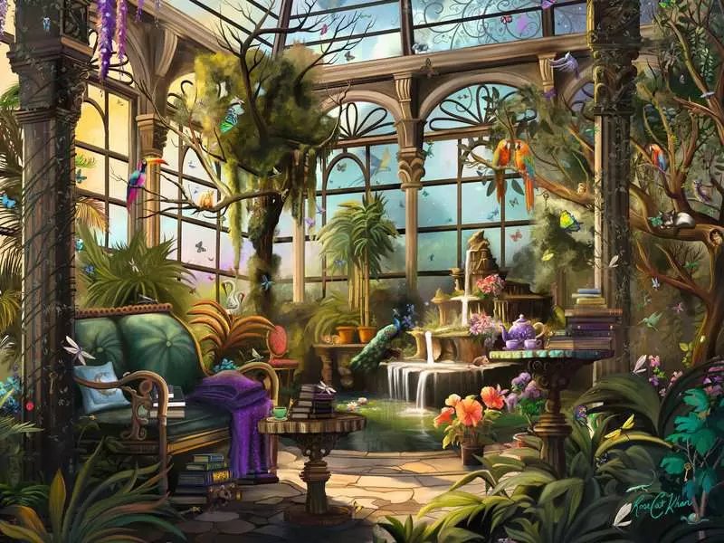 Ravensburger Rompecabezas De La Casa Verde 1500 Piezas 12001397