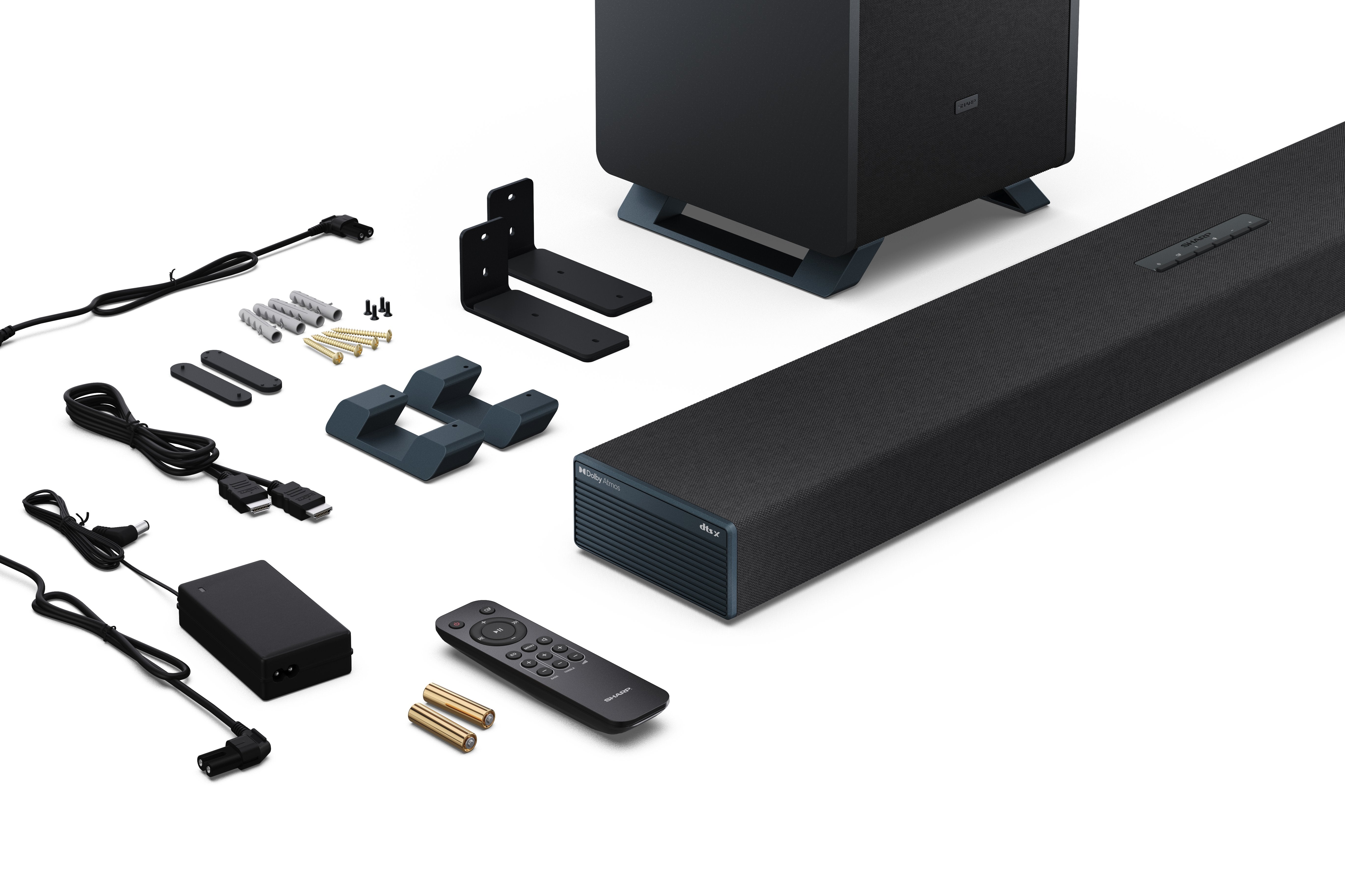 EAN 4550556112239 - Sharp HT-SBW53121(BK) altavoz soundbar Plata 3.1.2 canales 182 W imagen 16