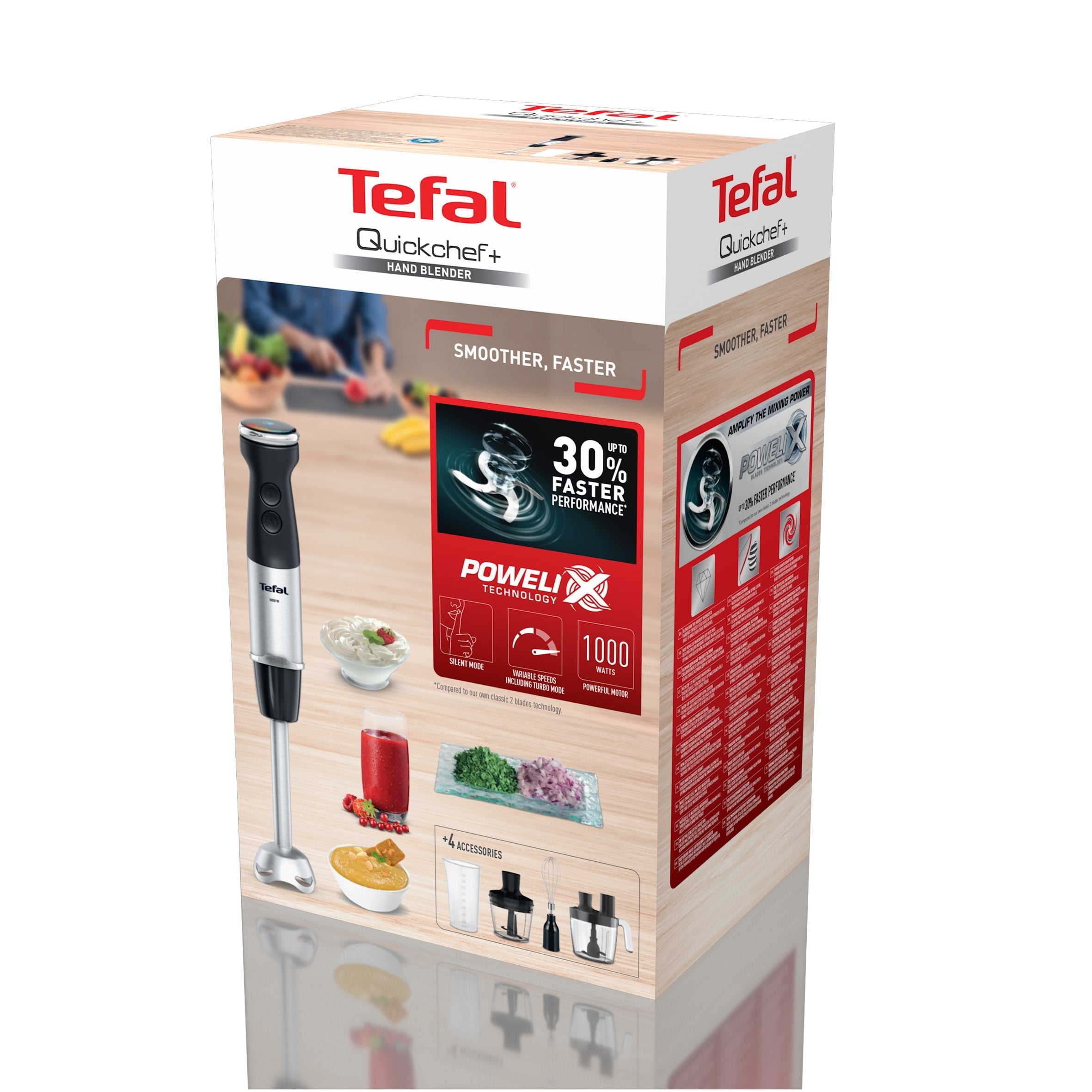 Tefal Hb67g830 Quickchef+8w1 Czarno-Srebrny