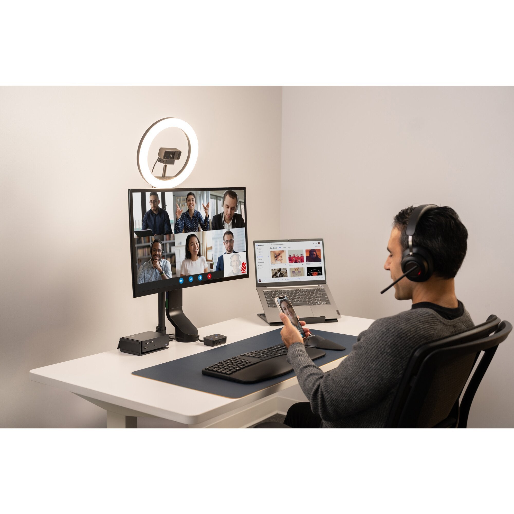 EAN 0085896834526 - Kensington H3000 Inalámbrico Diadema Juego USB Tipo C Negro imagen 21