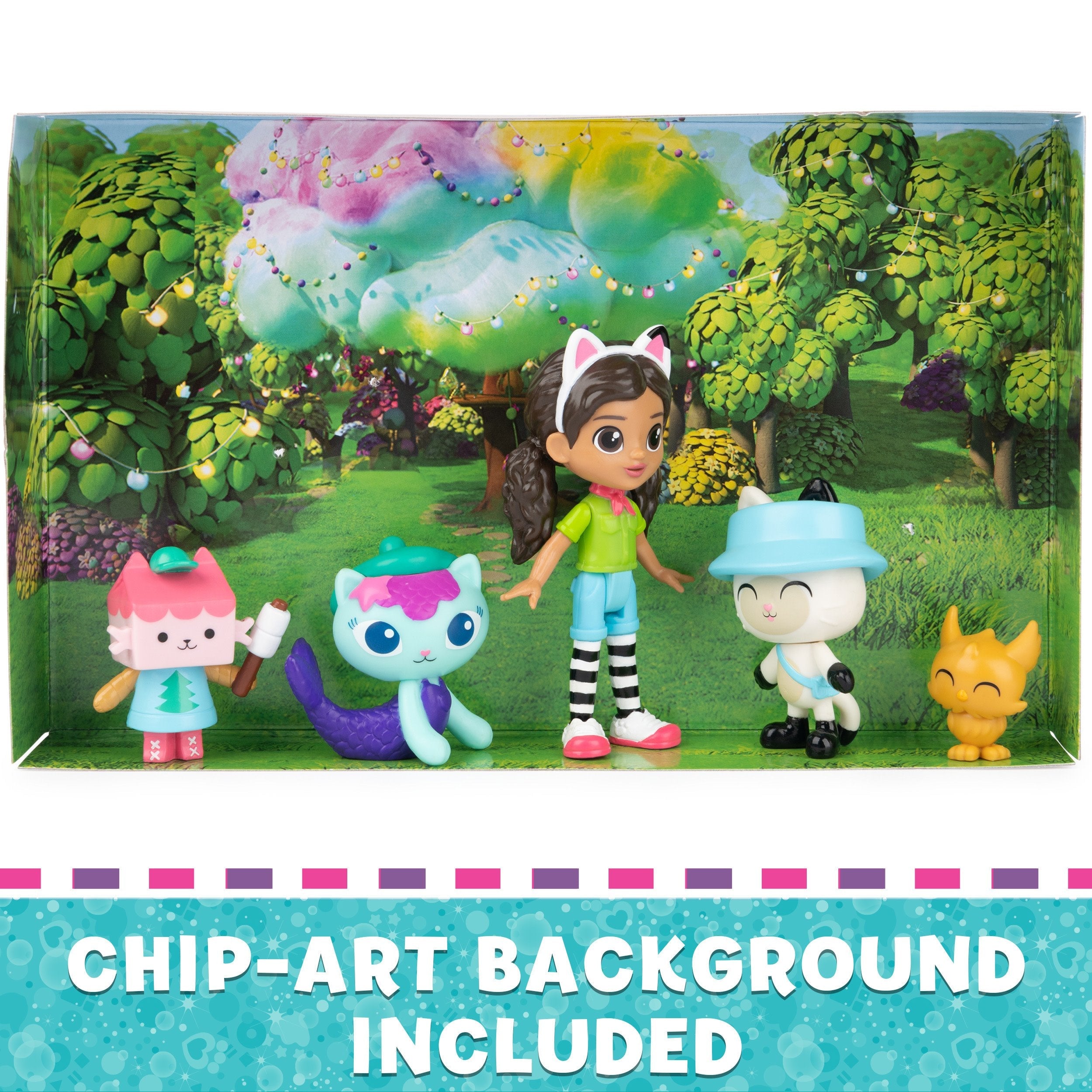 Spin Master Dreamworks Gabby'S Dollhouse Cat Adventures - Juego De Figuras Para Acampar, Figura De Juguete 6067225