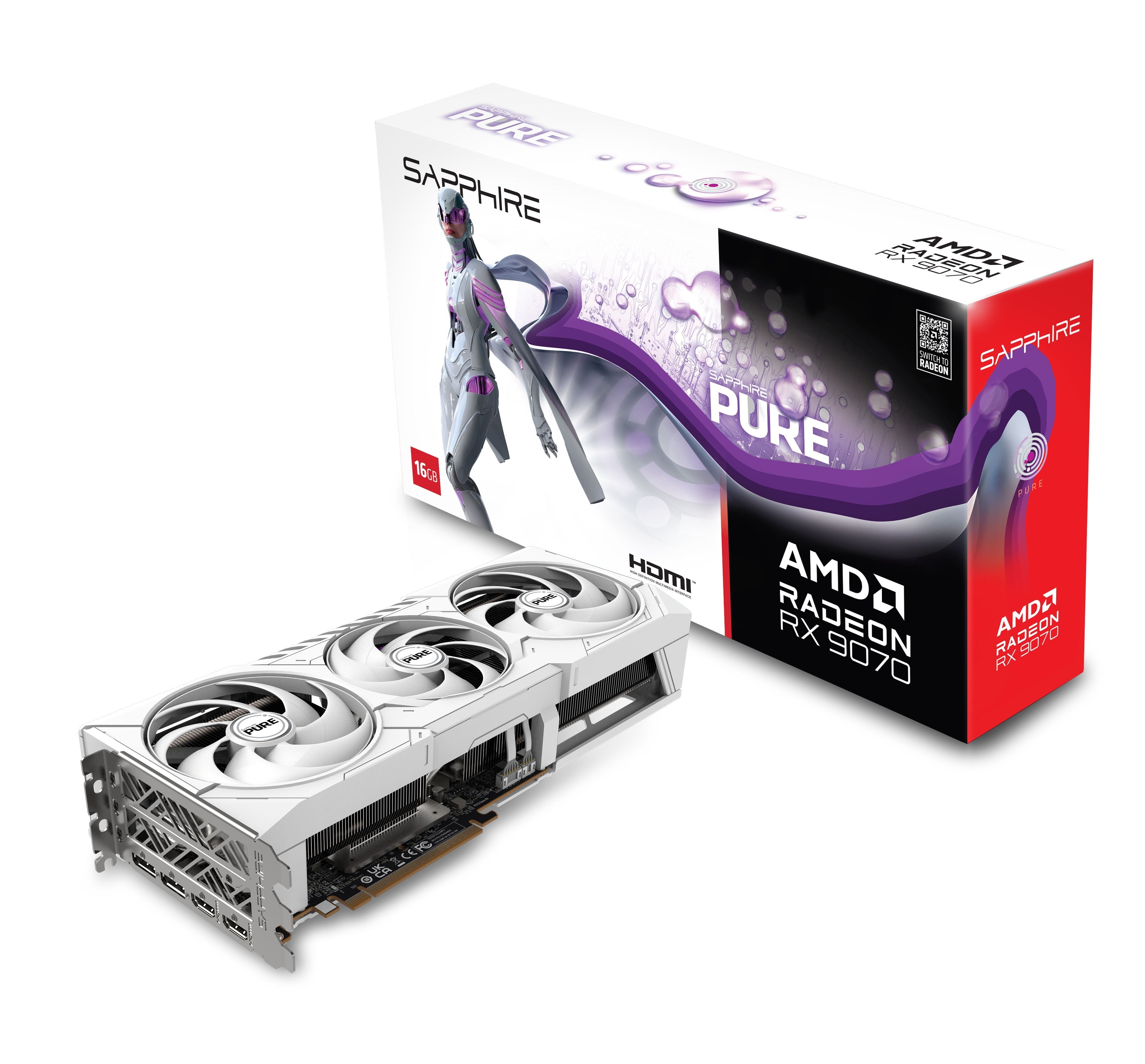 EAN 4895106295957 - Sapphire PURE Radeon RX 9070 AMD 16 GB GDDR6 imagen 7