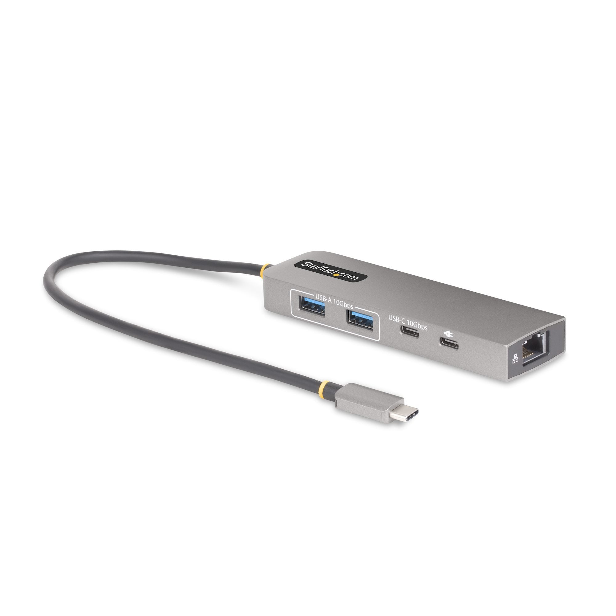 Startech 10g2a1c25epd-Usb-Hub Base Para Portátil Y Replicador De Puertos Alámbrico Usb 3.2 Gen 2 (3.1 Gen 2) Type-C Gris