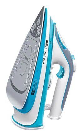EAN 8021098270733 - Braun TexStyle 5 SI 5006 BL Plancha vapor-seco Suela de cerámica 2600 W Azul, Gris, Blanco imagen 2
