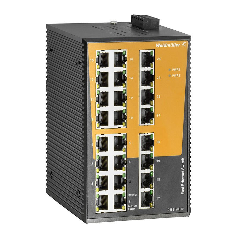 Weidmüller 2682190000 Ie-Sw-El24-24tx Industrial Ethernet Switch - Switch - 24-Port