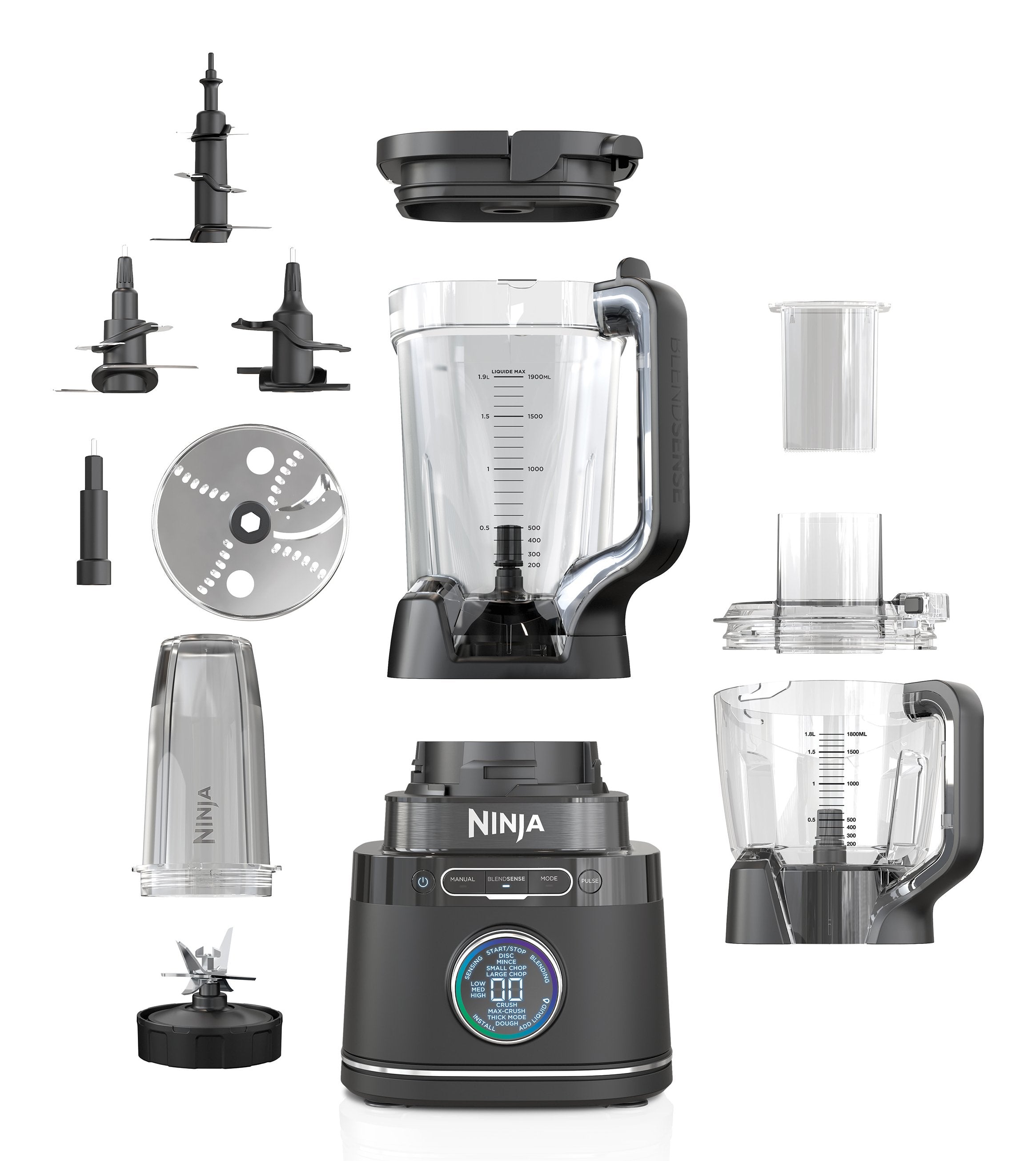 EAN 0622356294607 - Ninja Detect Power Mixer & Processor Pro 2,1 L Batidora de vaso 1200 W Negro imagen 5