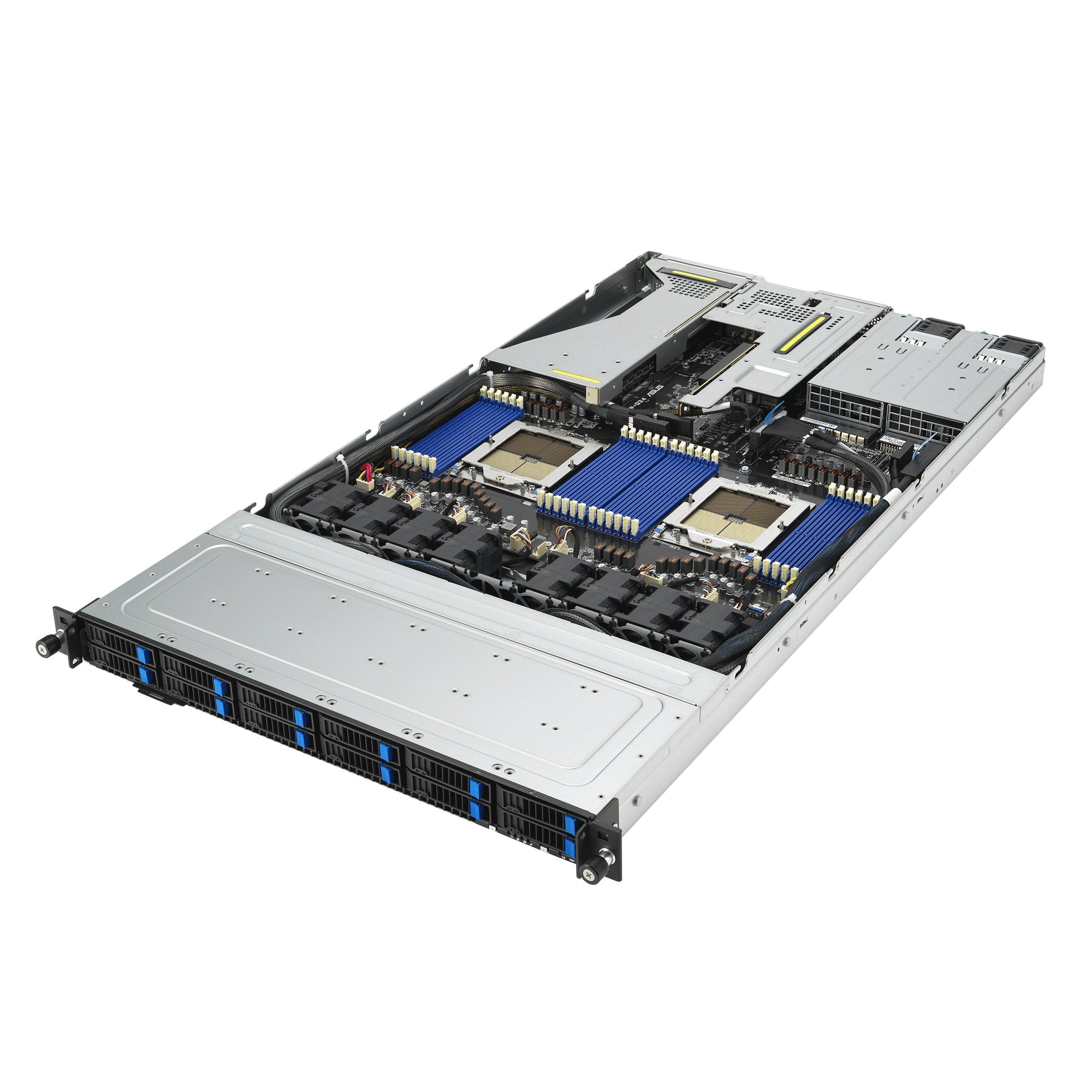 Asus Rs700a-E12-Rs12u Socket Sp5 Bastidor (1u) Negro, Acero