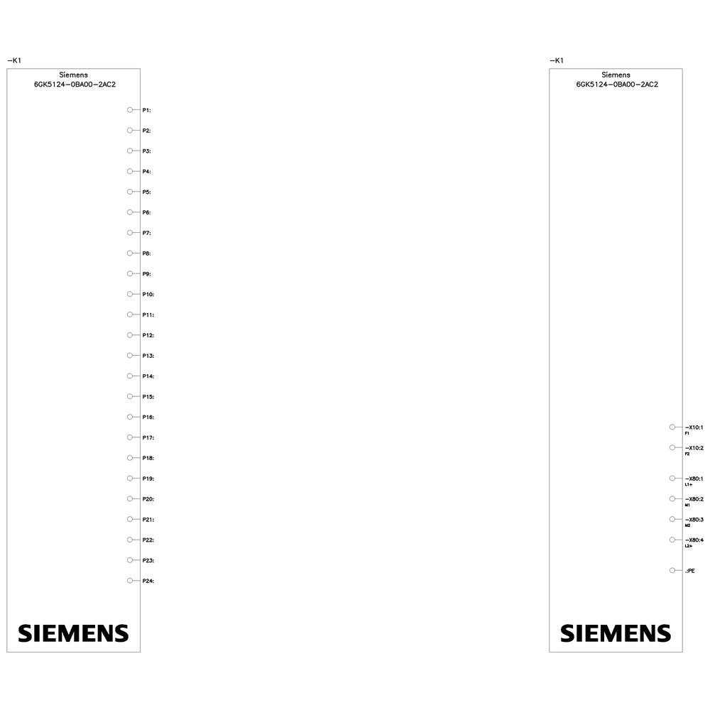 Siemens Industrial Ethernet Switch Scalance Xc124 - Switch - 0,1 Gbps