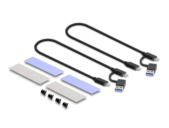 EAN 4043619420285 - DeLOCK 42028 caja para disco duro externo Caja externa para unidad de estado sólido (SSD) Negro, Gris imagen 6
