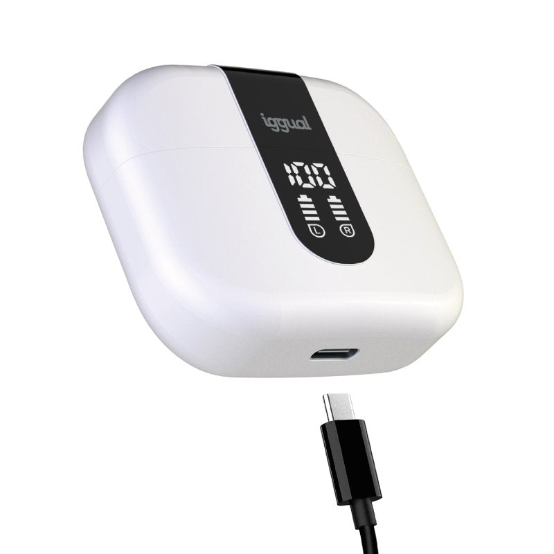 EAN 8435364319352 - iggual True Sound True Wireless Stereo (TWS) Dentro de oído Llamadas/Música Blanco imagen 8