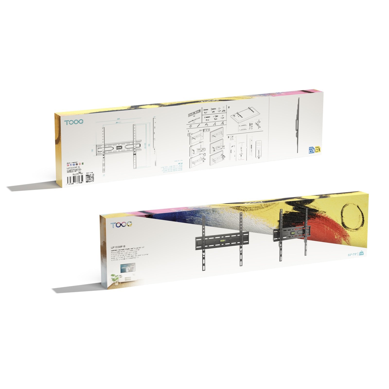 Soporte Fijo Pared Pantallas 32"-75", Negro
