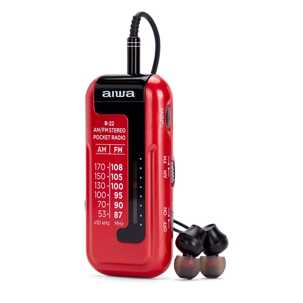 Radio Portátil Aiwa R-22rd Roja
