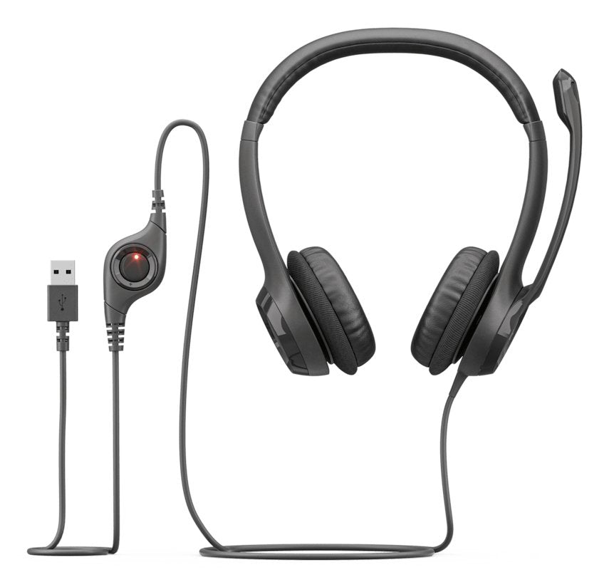 Auriculares Logitech H390 Usb  Alámbrico Usb Tipo A Negro