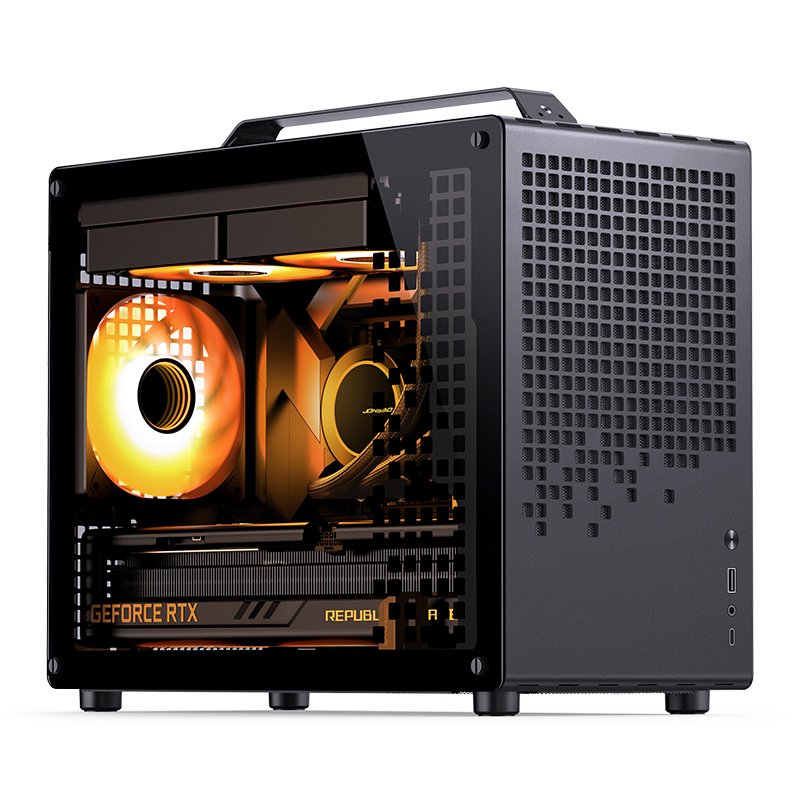 Jonsplus Z20 Micro-Atx Carcasa, Con Tragegriff - Negro