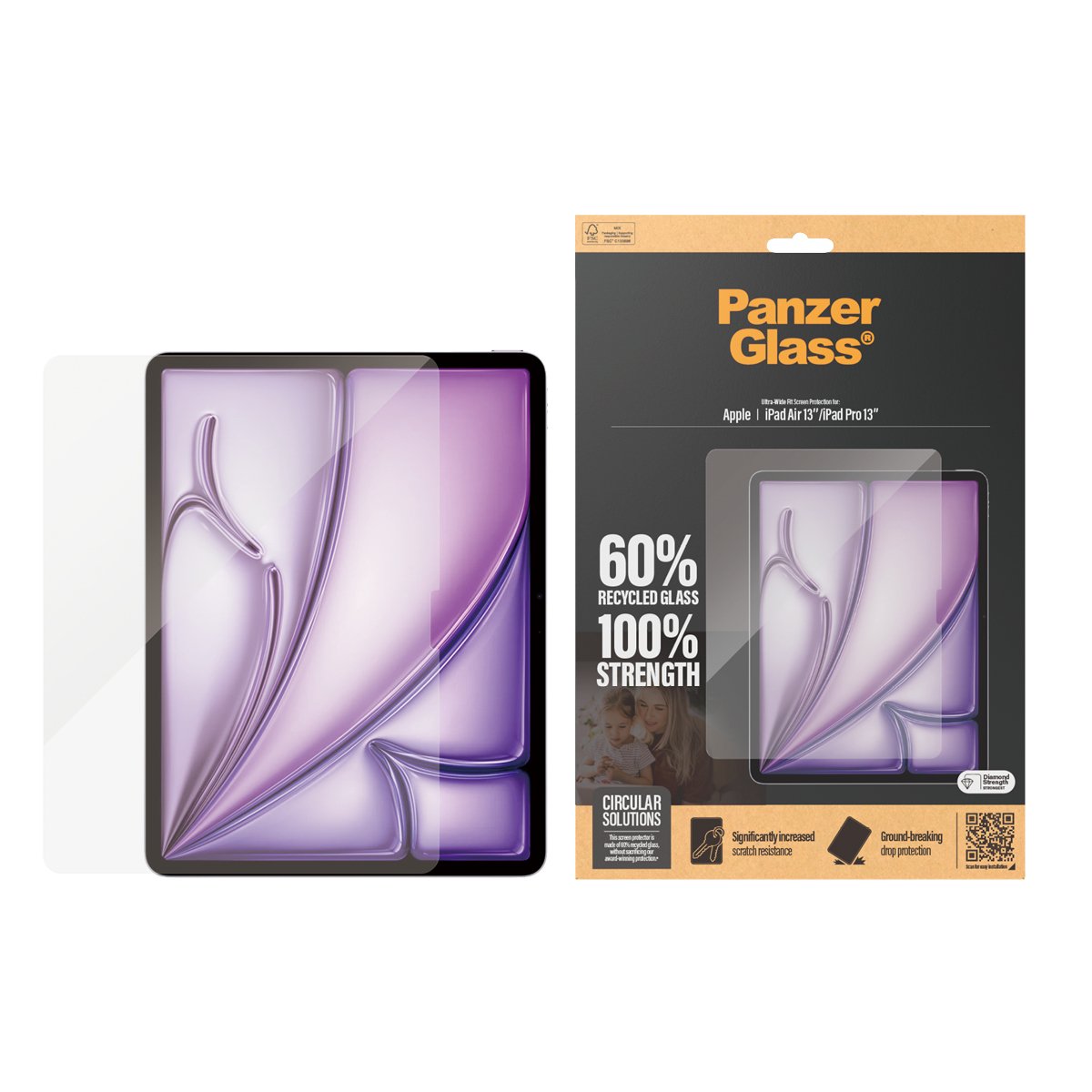 EAN 5711724028359 - PanzerGlass ® Screen Protector iPad Air 13'' (2024-2026) | iPad Pro 13'' (2024-2025) | Ultra-Wide Fit Pro imagen 2