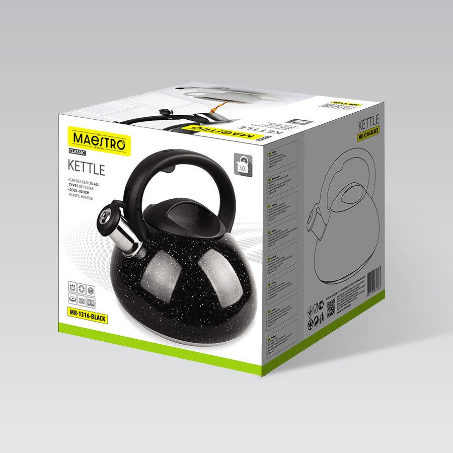 EAN 4897144674763 - Maestro MR-1316-BLACK tetera 3 L Negro imagen 4