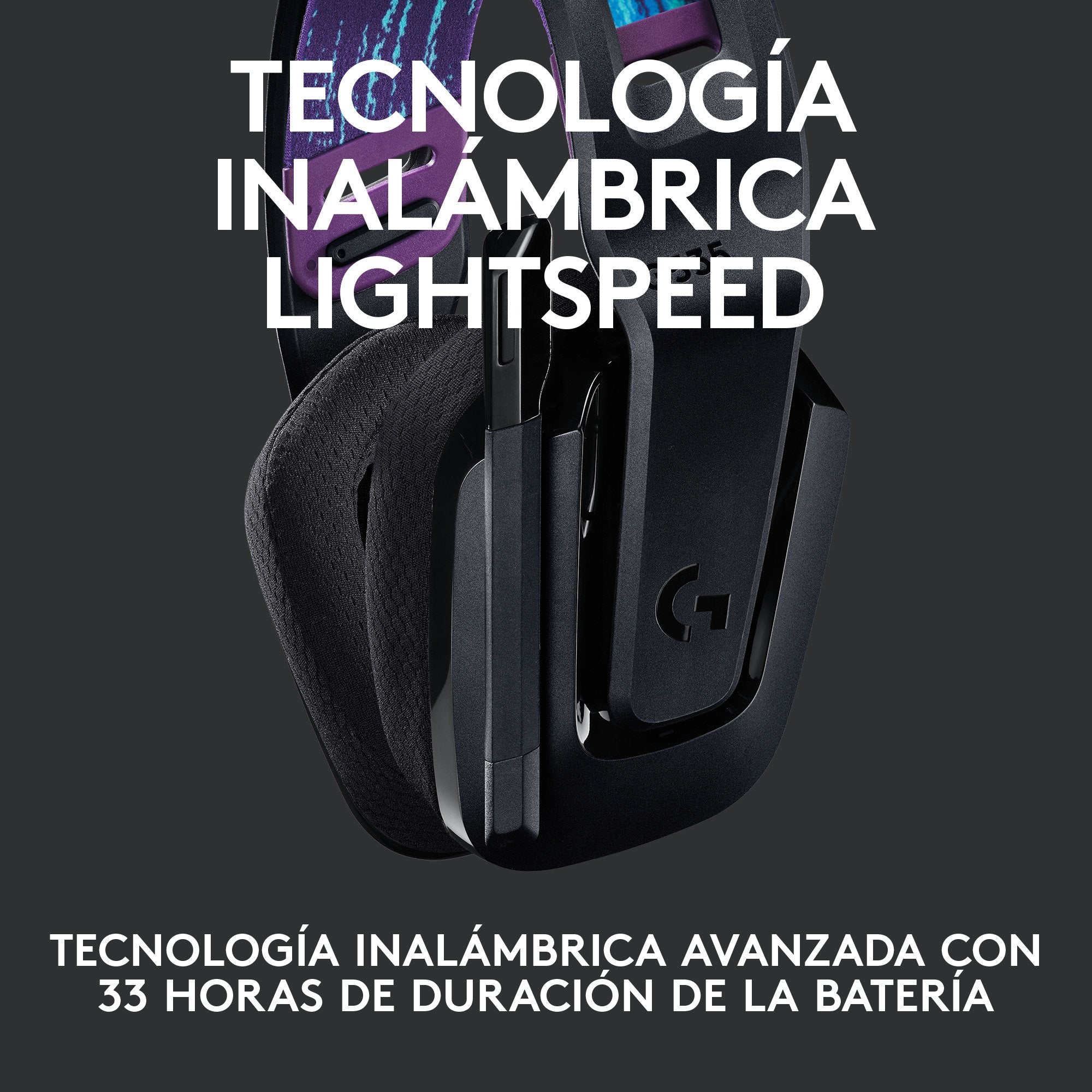 EAN 5099206094772 - Logitech G 981-000972 auricular y casco Auriculares Inalámbrico Diadema Juego Negro imagen 5