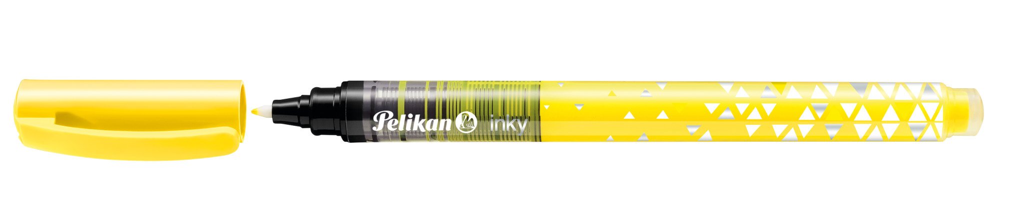 EAN 4012700100313 - Pelikan inky neon Bolígrafo cilíndrico Amarillo 10 pieza(s) imagen 4