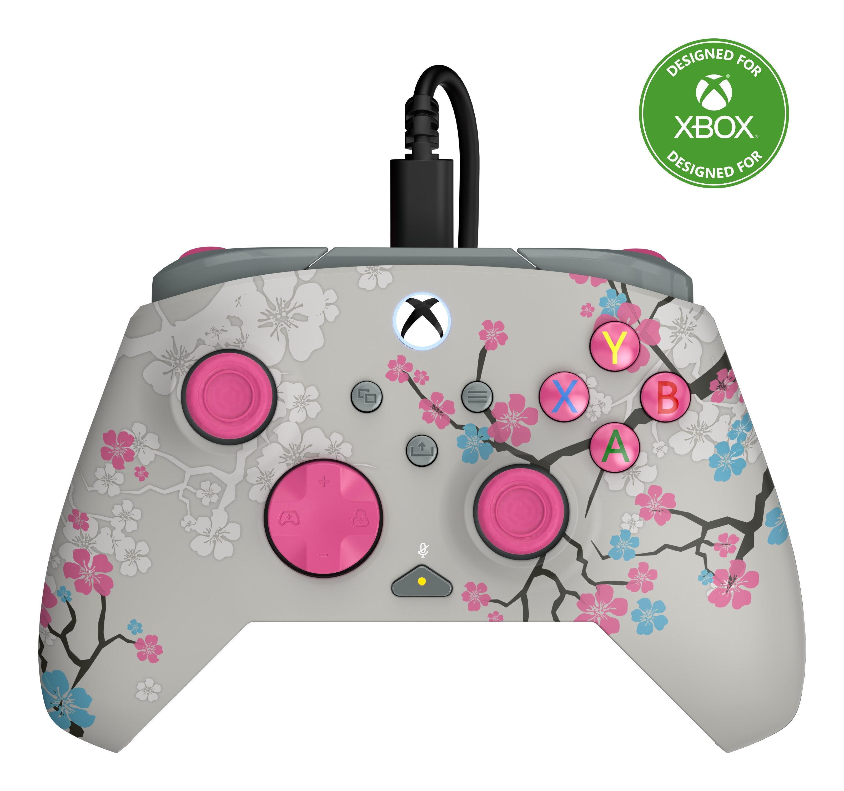 Turtle Beach Rematch Advanced Brillo Cherry Blossom Mando De Juego Con Cable