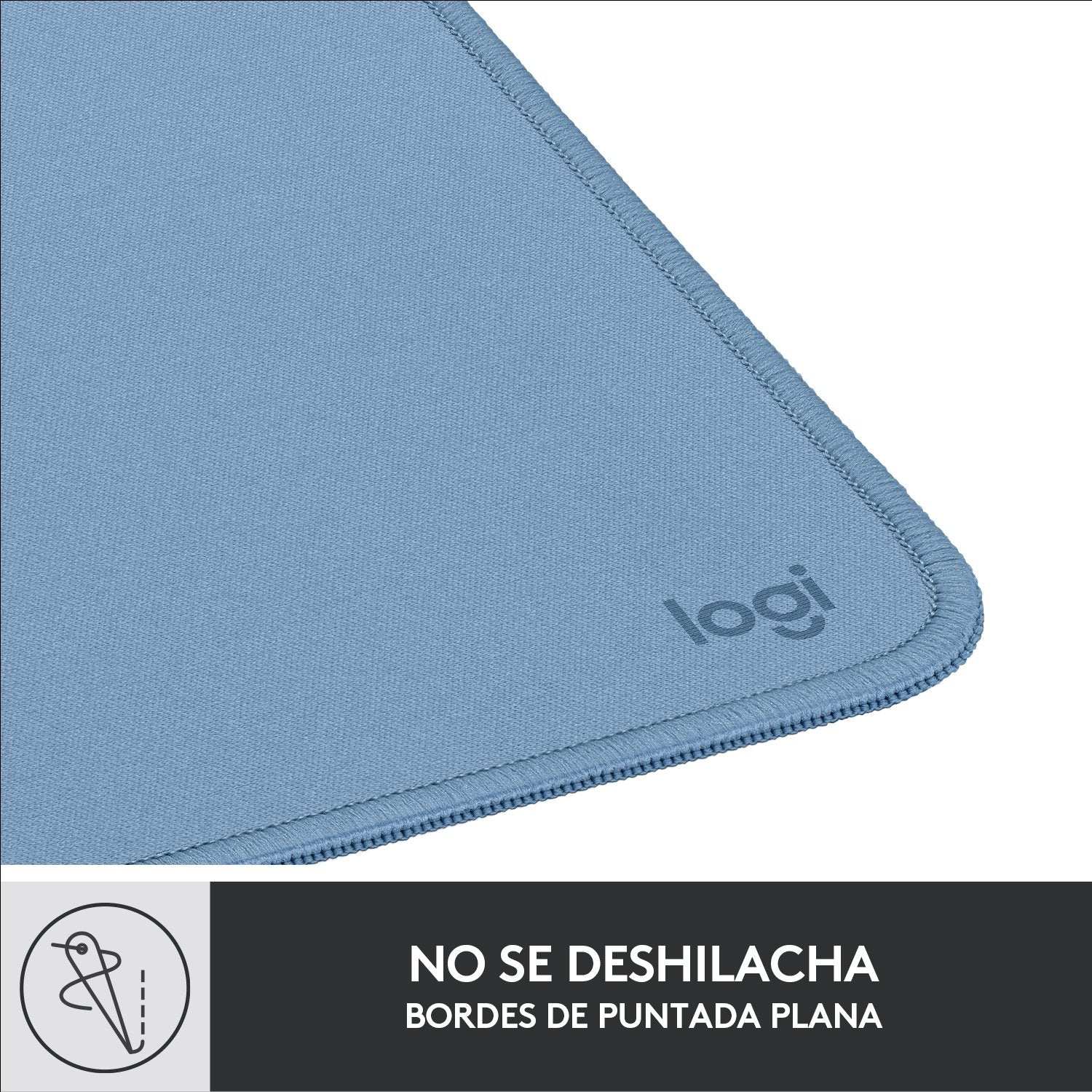 Alfombrilla Logitech Mouse Pad Azul Gris 956-000051