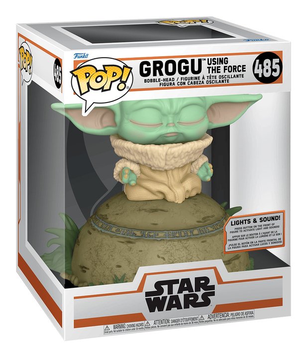 Figura Pop Star Wars Mandalorian The Child Using The Force Sfx