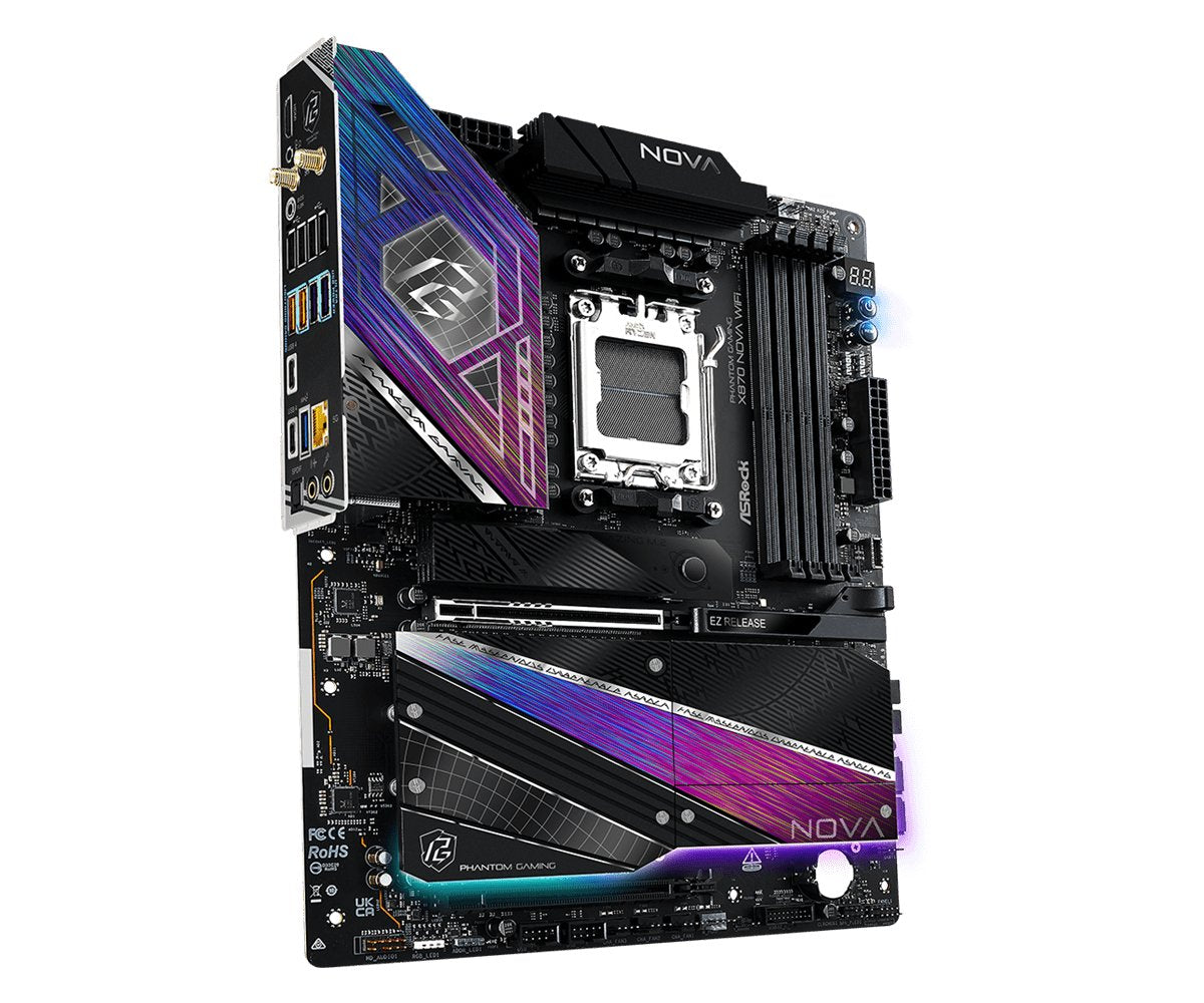 Asrock X870 Nova Wifi Am5 Atx Hdmi Usb-C Ddr5