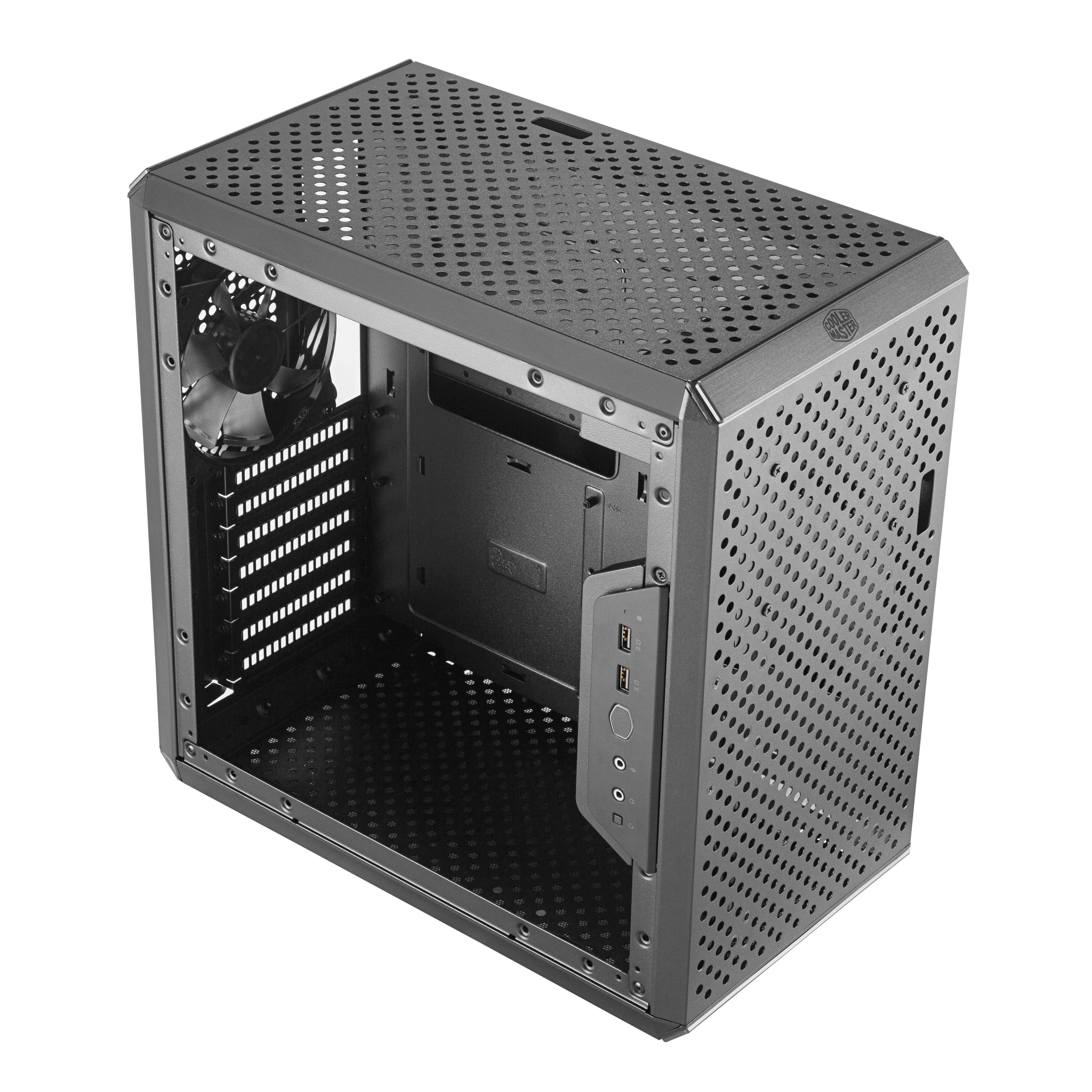 Caja Pc Cooler Master Masterbox Q500l (Black/Tempered Glas)