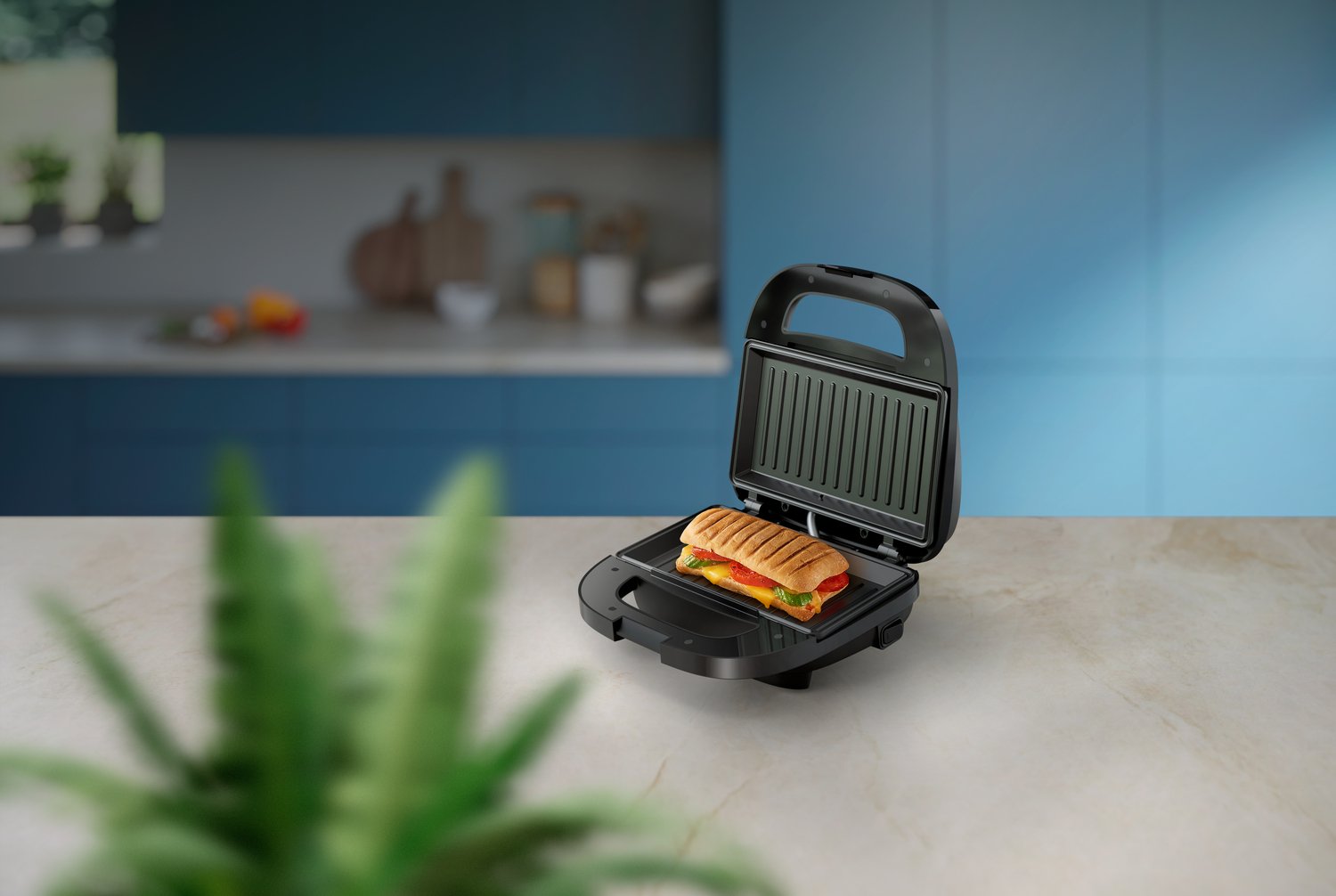 EAN 8720389032806 - Philips 3000 series HD2330/90 sandwichera 750 W Negro imagen 5