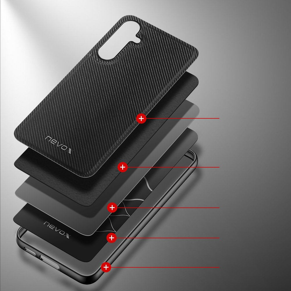 Nevox Styleshell Nylo Galaxy S24+ Schwarz