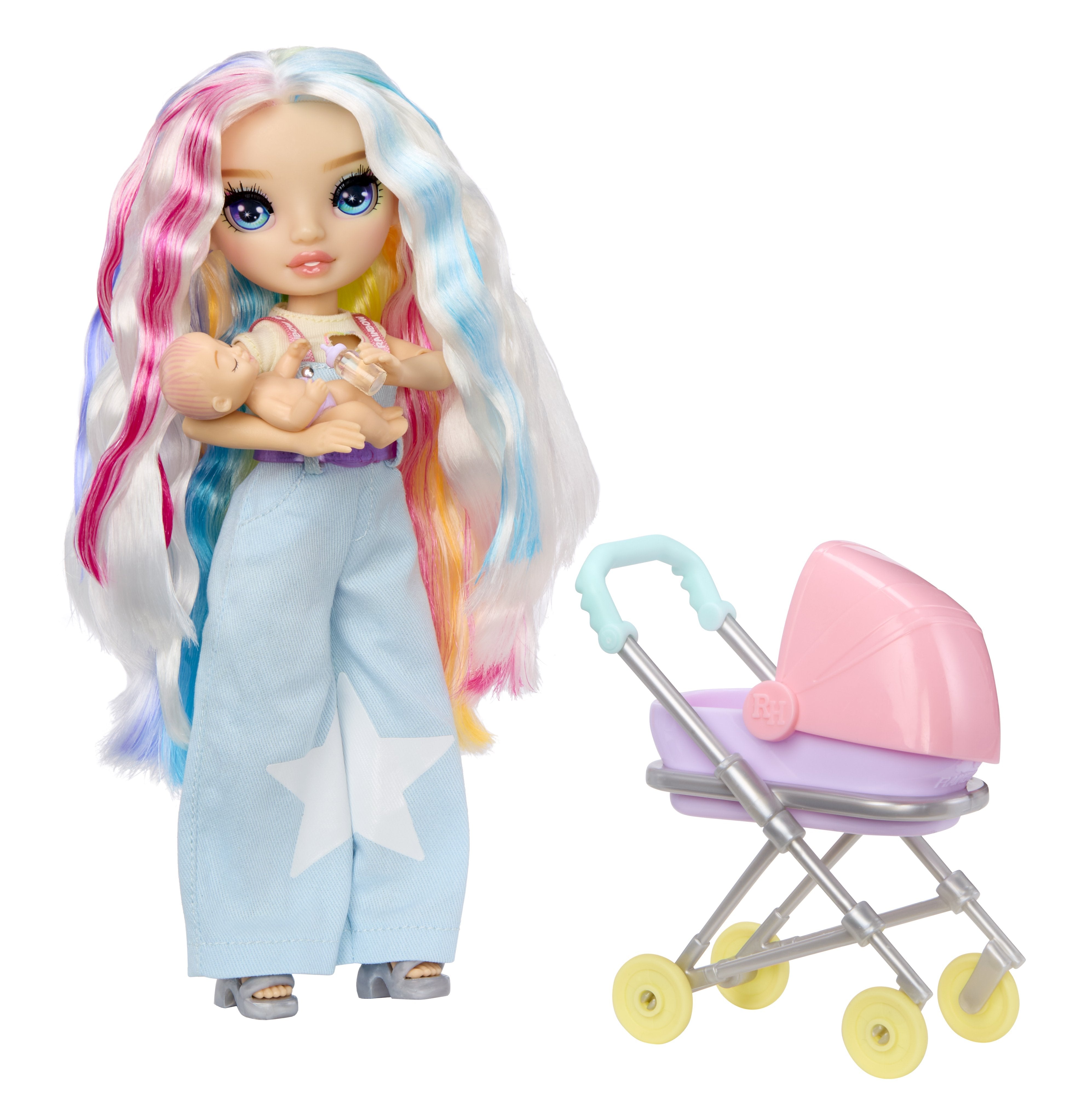 Mga Entertainment Rainbow High Jr .High Bestie Babysitters - Amaya Raine 248477-Euc