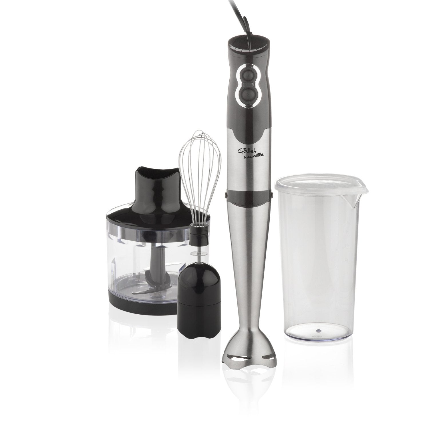 Batidora Gallet Naucelle Mix 435  De Inmersión 500 W Negro, Acero Inoxidable