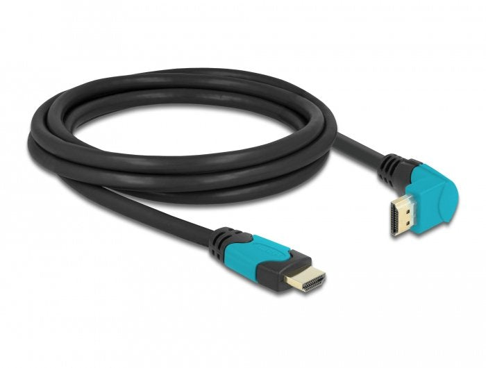 Delock High Speed Cable Hdmi Macho Gerade A Macho 90° Unten Angular 2 M
