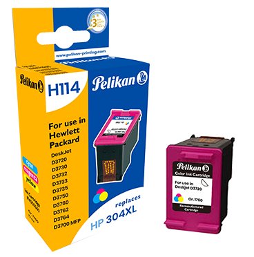 Pelikan Toner Hp 304xl Color  Multi-Pack C/M/Y