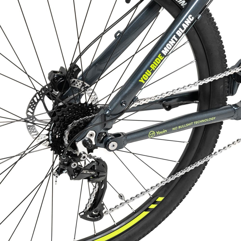 Bicicleta Youin You-Ride Montblanc 29" Mtb - Motor Central Bafang- 20ah/36v Samsung - Cambio 9v - Frenos Hidr. - Doble Suspension - Talla L