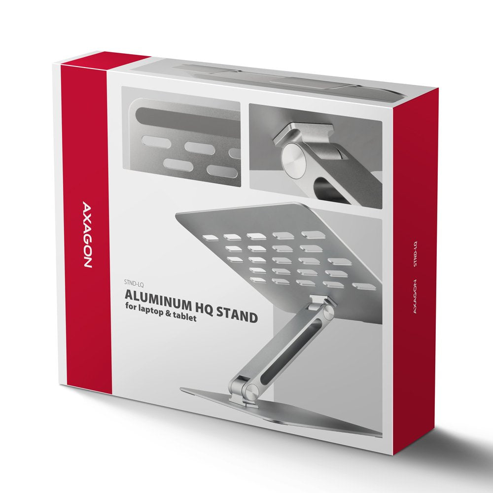 Soporte Axagon Stnd-Lq Gris Para Ordenador Portátil